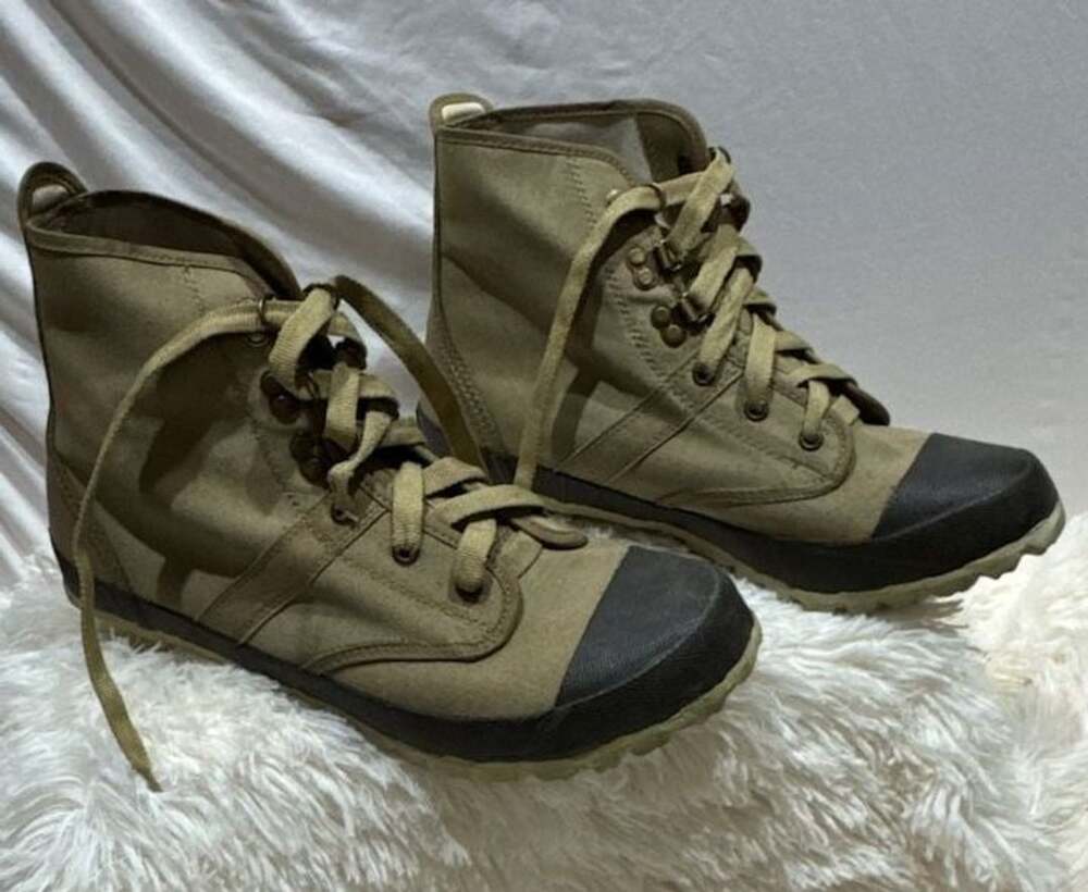 Hodgman Canvas Wading Boots Size 9 Khaki Fly Fishing